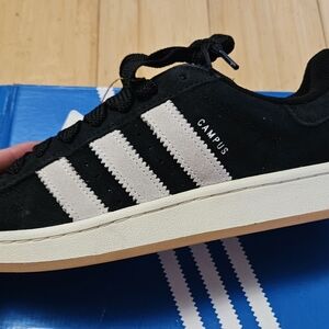 Adidas Campus Black and White Sneakers